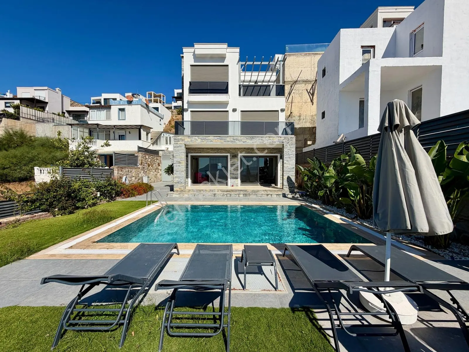 Bodrum Kadıkalesi'nde Muhteşem Deniz Manzaralı Havuzlu Villa — fotoğraf 2