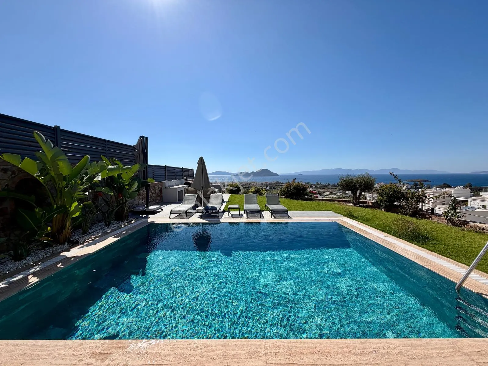 Bodrum Kadıkalesi'nde Muhteşem Deniz Manzaralı Havuzlu Villa — fotoğraf 3