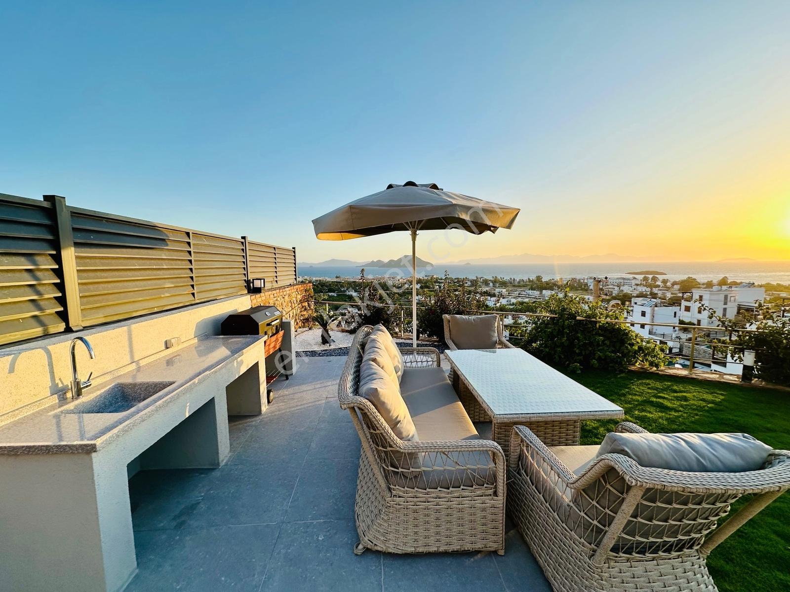 Bodrum Kadıkalesi'nde Muhteşem Deniz Manzaralı Havuzlu Villa — fotoğraf 6