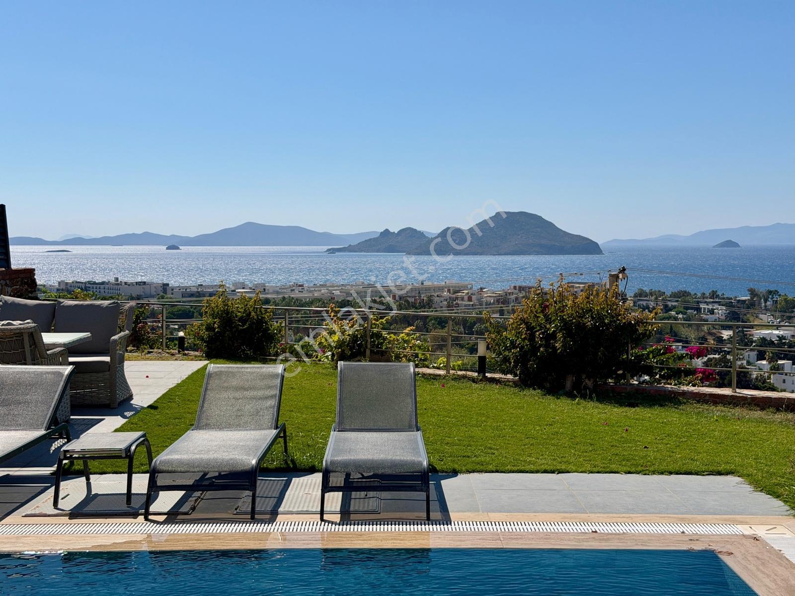 Bodrum Kadıkalesi'nde Muhteşem Deniz Manzaralı Havuzlu Villa — fotoğraf 9