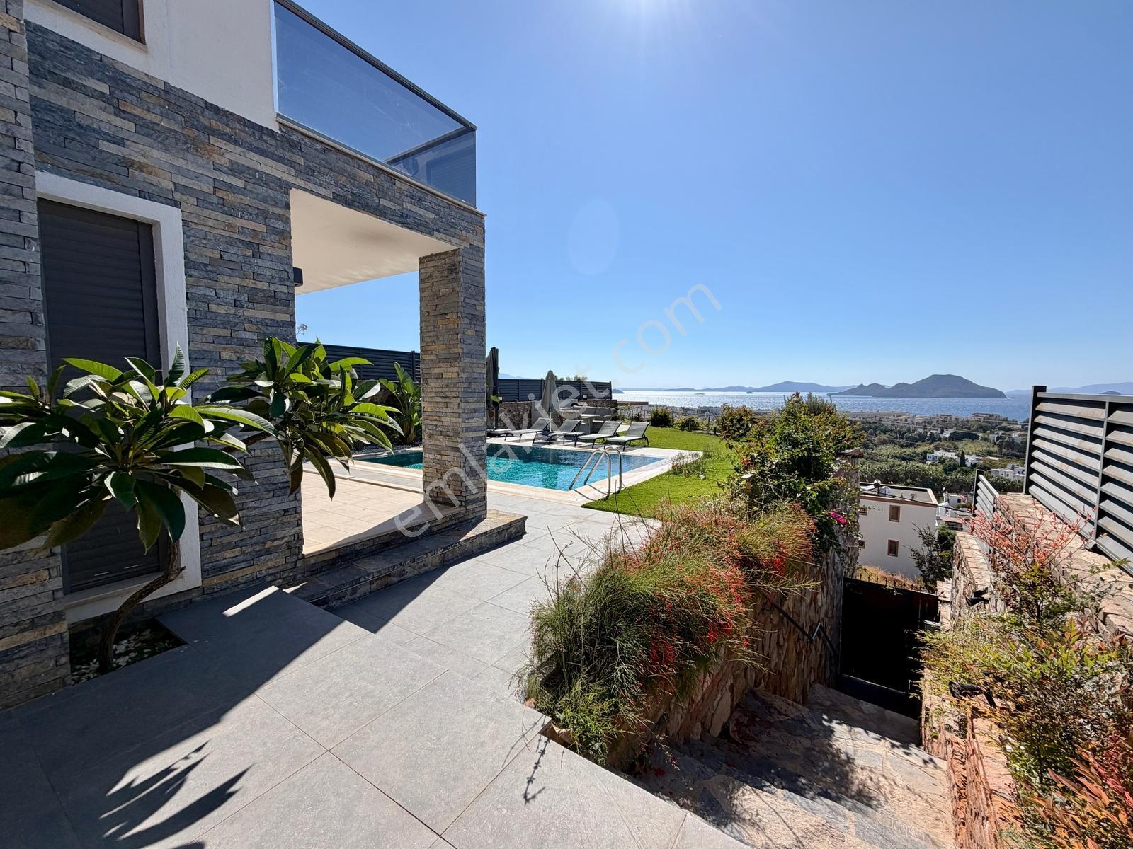 Bodrum Kadıkalesi'nde Muhteşem Deniz Manzaralı Havuzlu Villa — fotoğraf 14