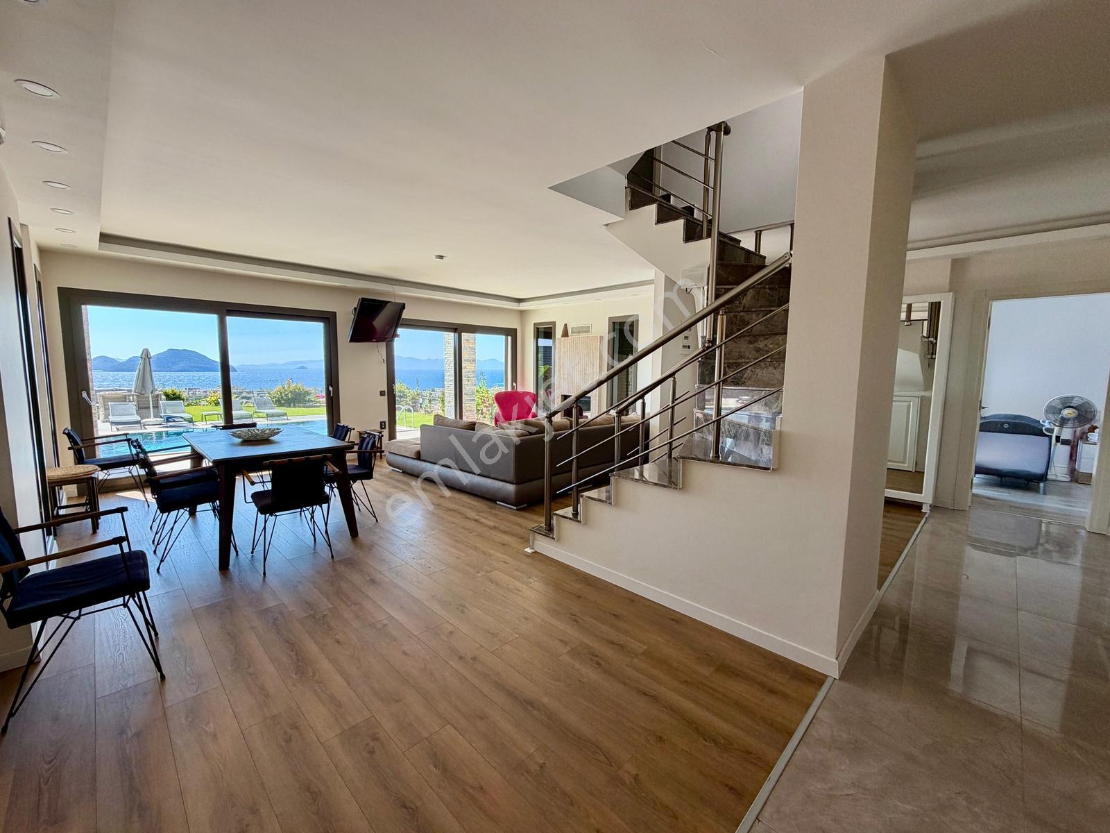 Bodrum Kadıkalesi'nde Muhteşem Deniz Manzaralı Havuzlu Villa — fotoğraf 18