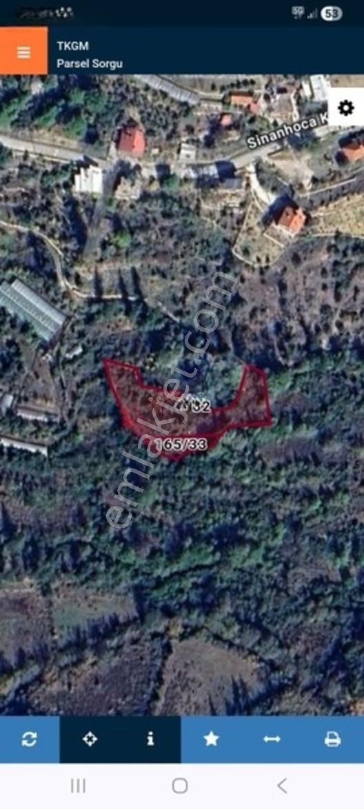Antalya Akseki Sinanhoca Da Araç Takaslı Arsa İki Pa — fotoğraf 3