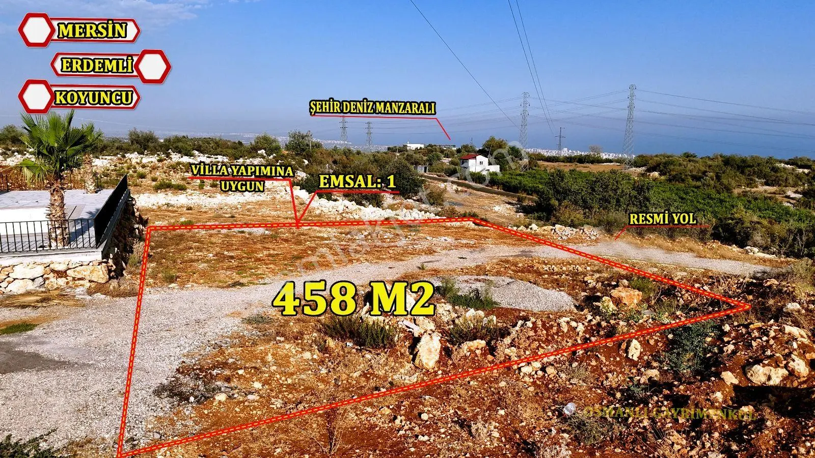 Erdemli Koyuncu Mahallesin De 458 M2 Arsa — fotoğraf 3