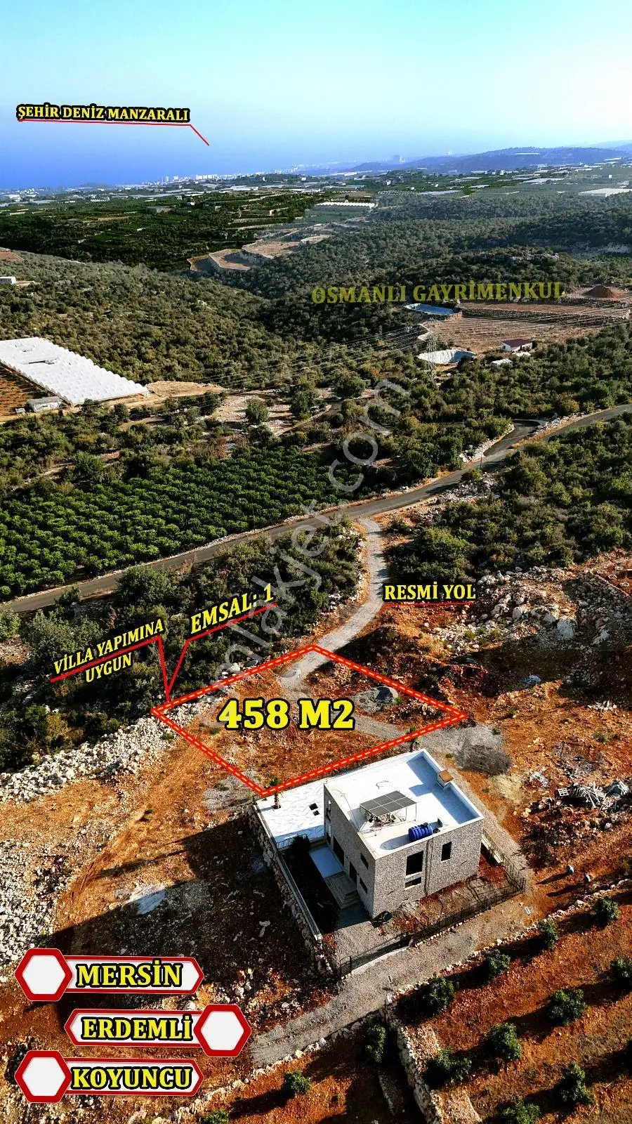 Erdemli Koyuncu Mahallesin De 458 M2 Arsa — fotoğraf 4