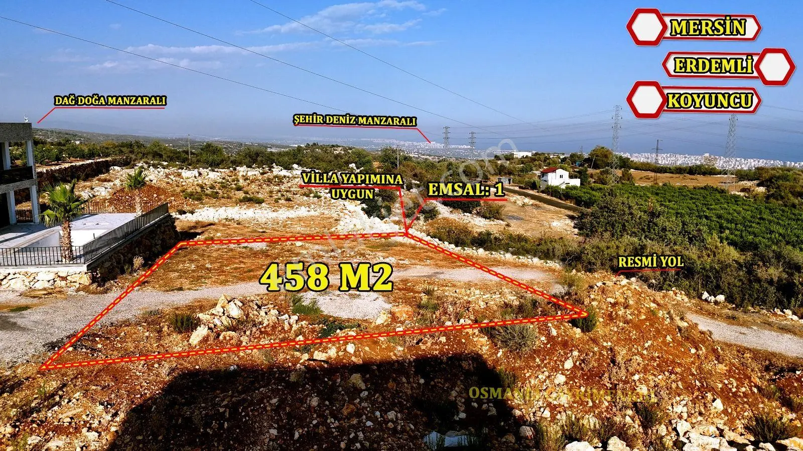 Erdemli Koyuncu Mahallesin De 458 M2 Arsa — fotoğraf 5