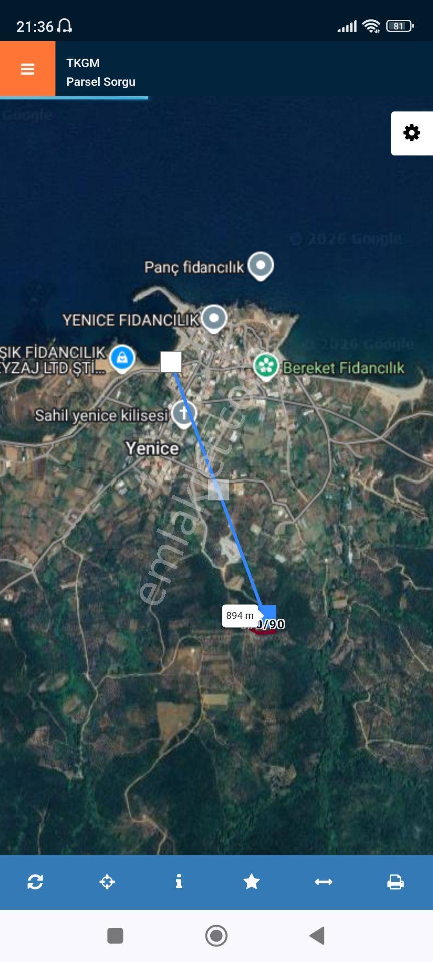 Bandırma Sahil Yenice Deniz Manzaralı 2423,m2 Zeytinlik — fotoğraf 12