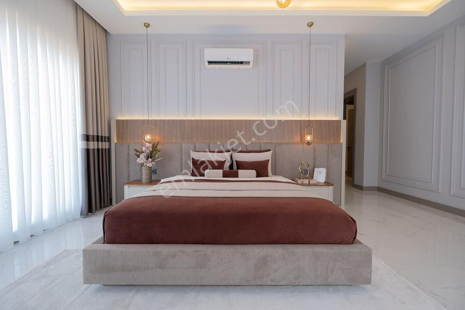 Alanya Obada Muhteşem Dizaynda Full Deniz Manzaralı 4+1 Villa — fotoğraf 16
