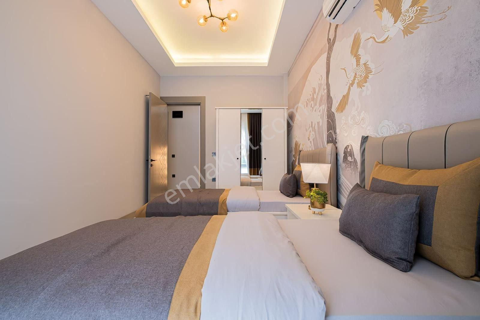Alanya Obada Muhteşem Dizaynda Full Deniz Manzaralı 4+1 Villa — fotoğraf 20