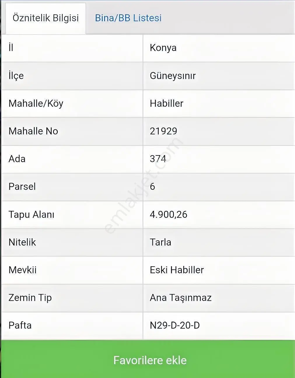 Konya Güneysınır Habiller De 4900 M2 Müstakil Tapulu Tarla — fotoğraf 2