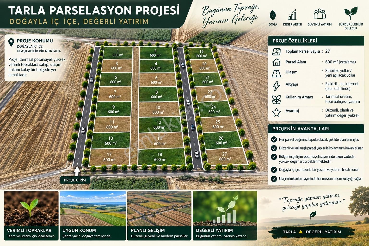 Akören'de Kaçırılmayacak Fırsat! Projeli Çaplı Arsa — fotoğraf 8