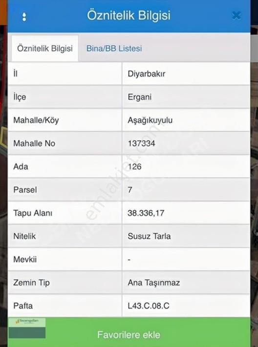 Necaroğullarından Elazığ Yoluna Sıfır 38336 Dönüm Arsa