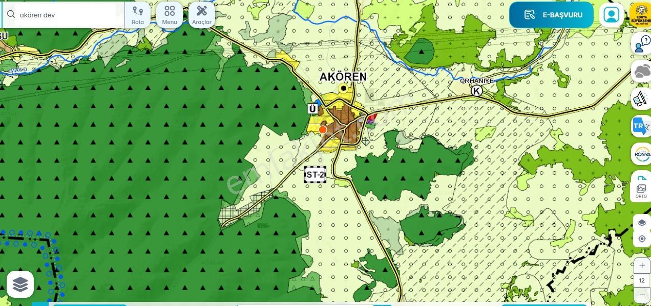 Akören 2 Kat İmarlı Arsa — fotoğraf 3