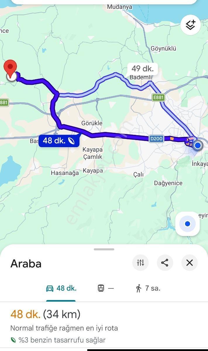 Bursa Mudanya Hançerli'de Satılık 14900 M2 Zeytinlik — fotoğraf 8