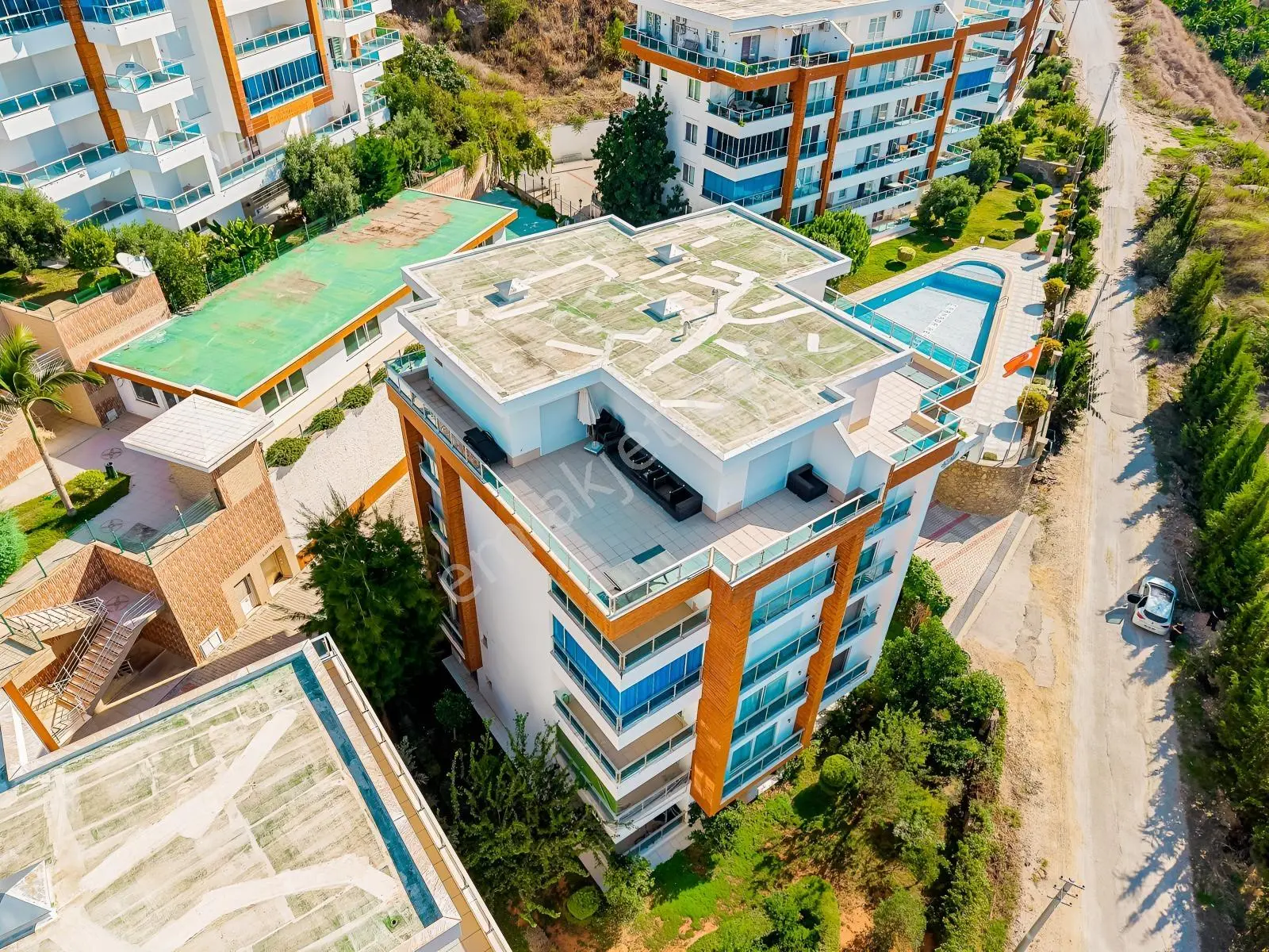 Alanya'da Granada Rezidansta 3+1 Eşyalı Dubleks Daire — fotoğraf 32