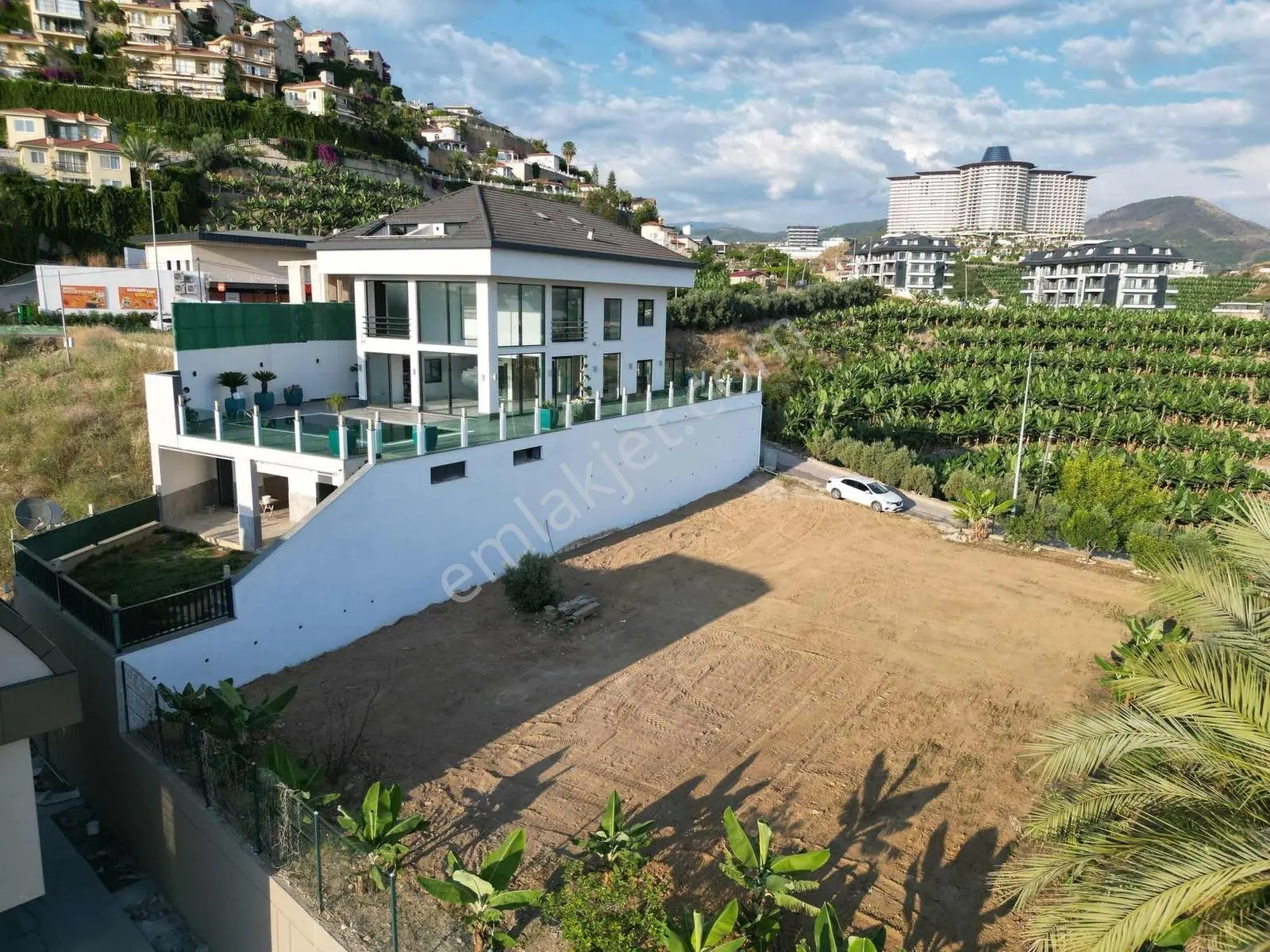Alanya Kargıcak Goldcity Yakınında Deniz Manzaralı Villa Arsası