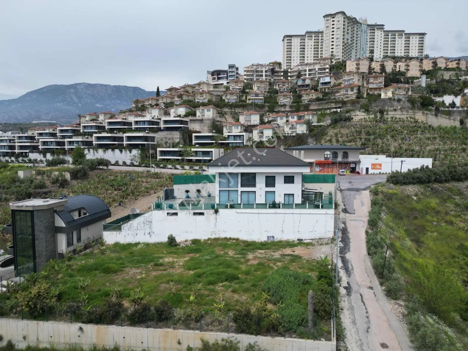 Alanya Kargıcak Goldcity Yakınında Deniz Manzaralı Villa Arsası — fotoğraf 2