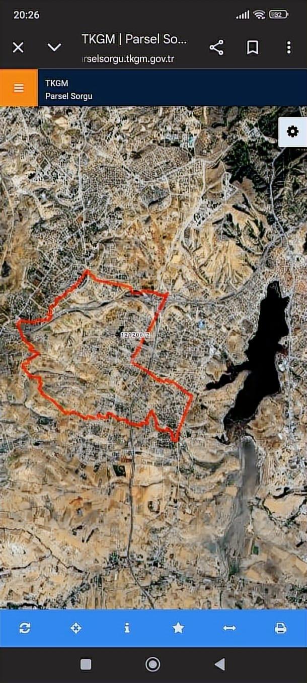 Gölbaşı Hacılar 1515 M2 Tek Tapu Mükemmel Konum Villa Arsası — fotoğraf 5