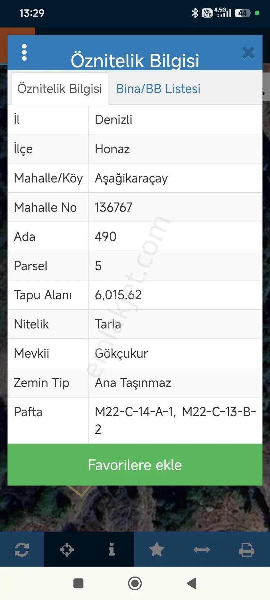 Denizli Honaz Karaçay Satılık Tarla — fotoğraf 19