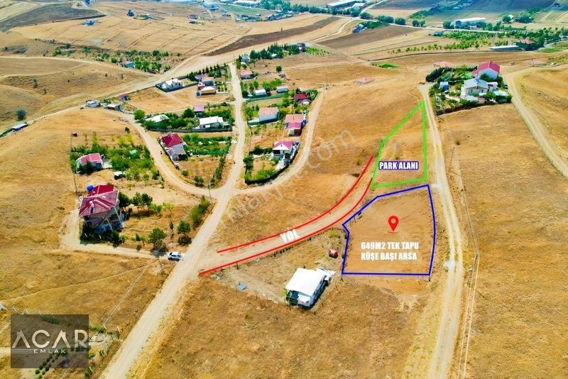 *İlçenin En Uygun 649M2 Tel Örgülü Tek Tapu Manzaralı Arsası !!