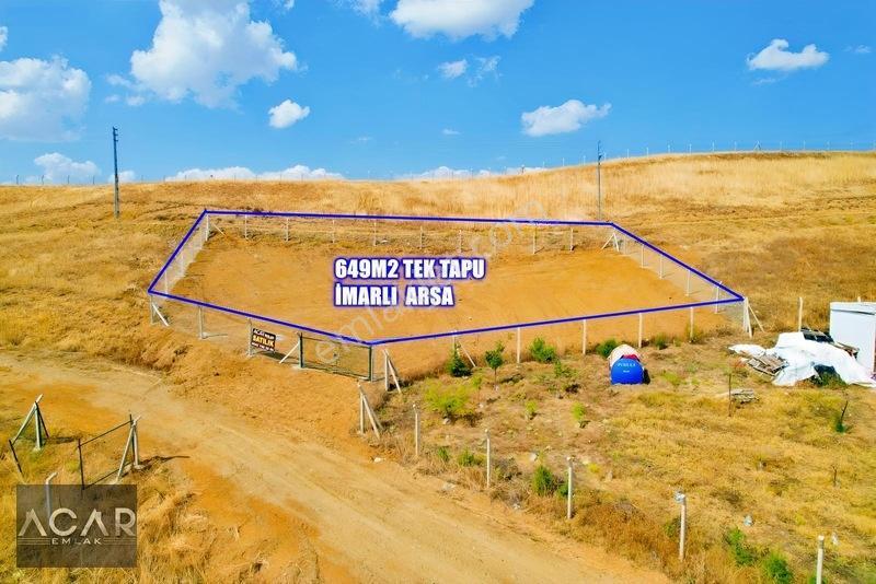 *ilçenin En Uygun 649m2 Tel Örgülü Tek Tapu Manzaralı Arsası !! — fotoğraf 6