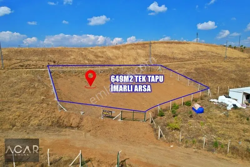*ilçenin En Uygun 649m2 Tel Örgülü Tek Tapu Manzaralı Arsası !! — fotoğraf 24
