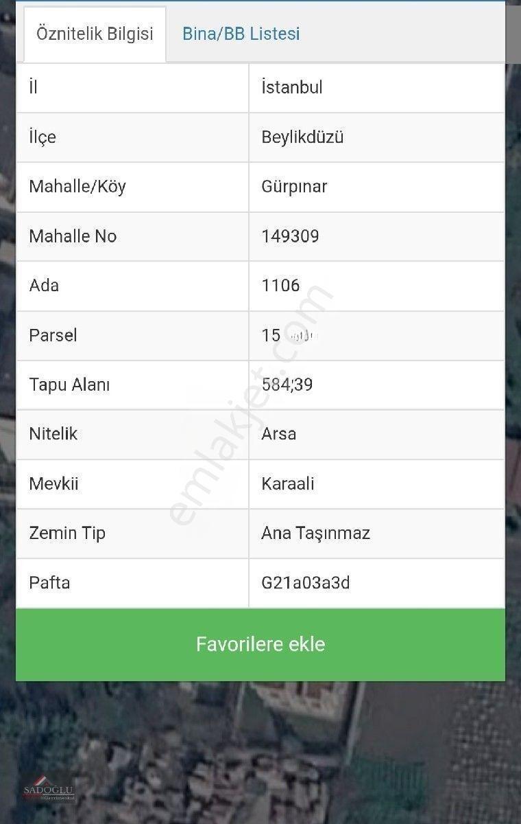 Beylikdüzü Gürpınar'da 584 M2 Satılık Arsa — fotoğraf 9