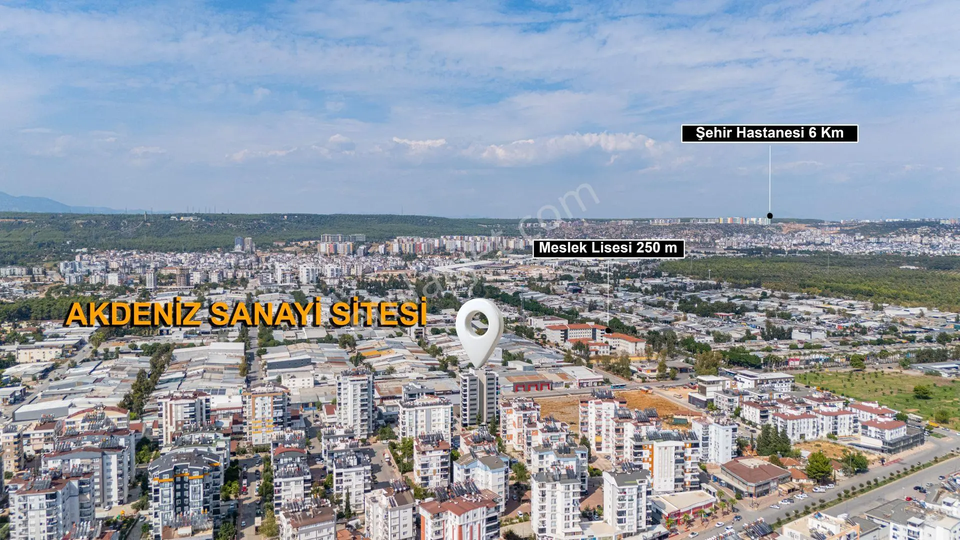Kepez Şafak Mah.2+1 Arakat-site-yeni Bina-deniz Şehir Manzaralı — fotoğraf 15