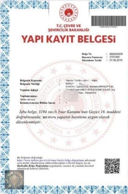 Arsuz Arpaçiftlik'te Satılık 372m² Konut İmarlı Arsa — fotoğraf 11