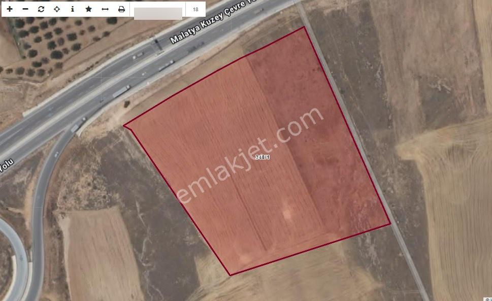 Yeşilyurt Kuzey Çevreyolu'Na Cephe Satılık Müstakil Arazi