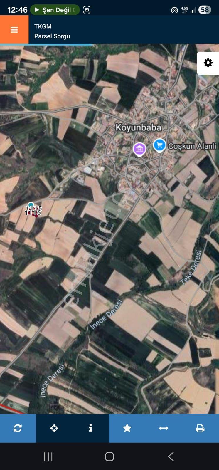 Kırklareli Koyunbaba'da Doğa Manzaralı 1200 M² Satılık Tarla — fotoğraf 6