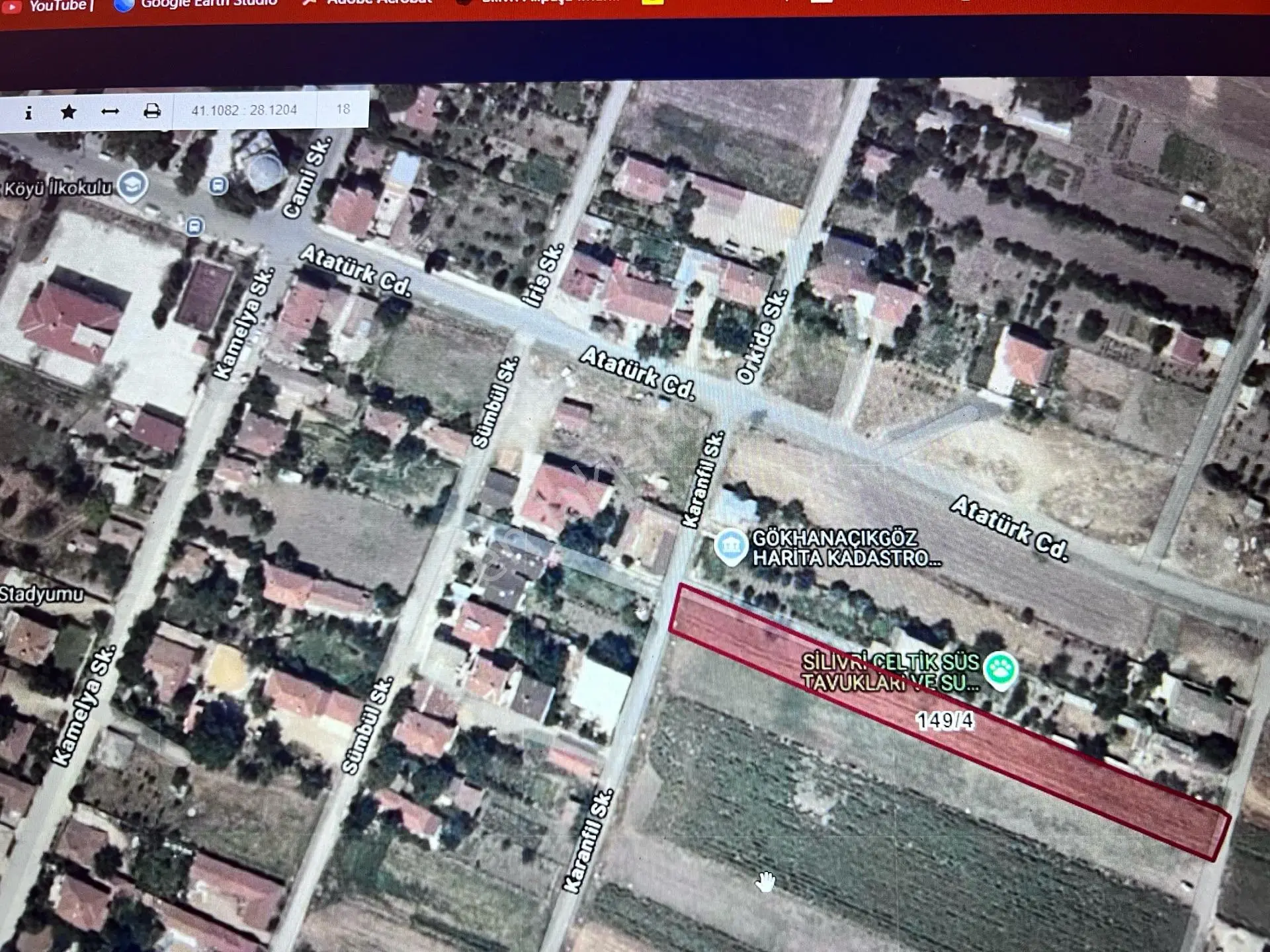 Silivri Çeltik Mahallesi Satılık 2686 M² Yatırımlık Tarla — fotoğraf 3