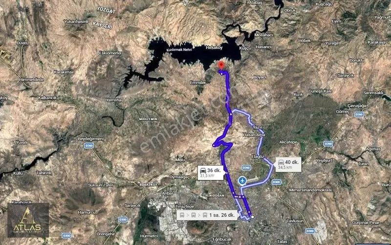 Kocasinan Erkilet'te Satılık 5170m² Tarla (yatırımlık, Yola Yakı — fotoğraf 3