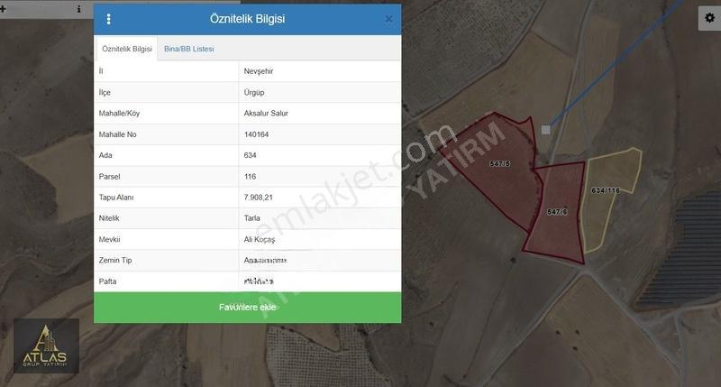 Nevşehir Ürgüpte Ges E Uygun Satılık Tarlalar — fotoğraf 6