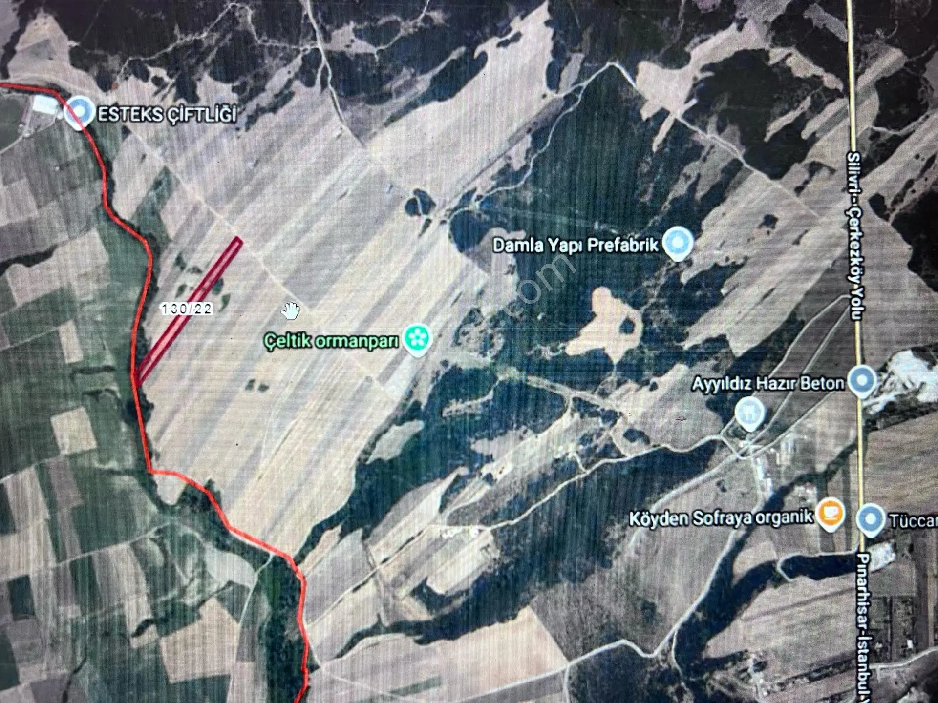 Silivri Çeltik Mahallesi'nde 11.088 M² Satılık Tarla — fotoğraf 5