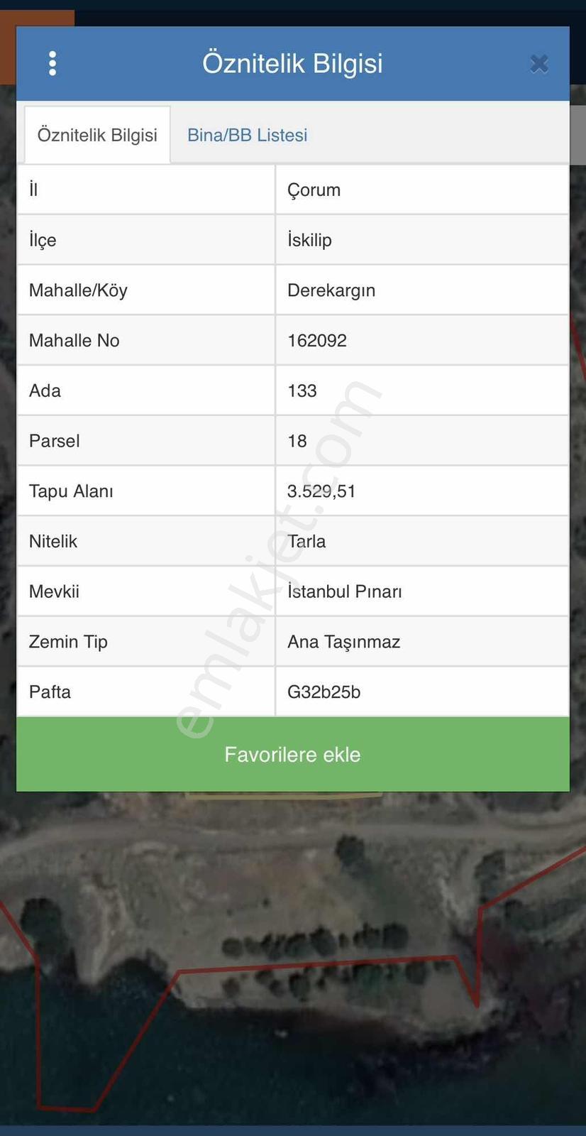 Satılık Göl Manzaralı Tarla