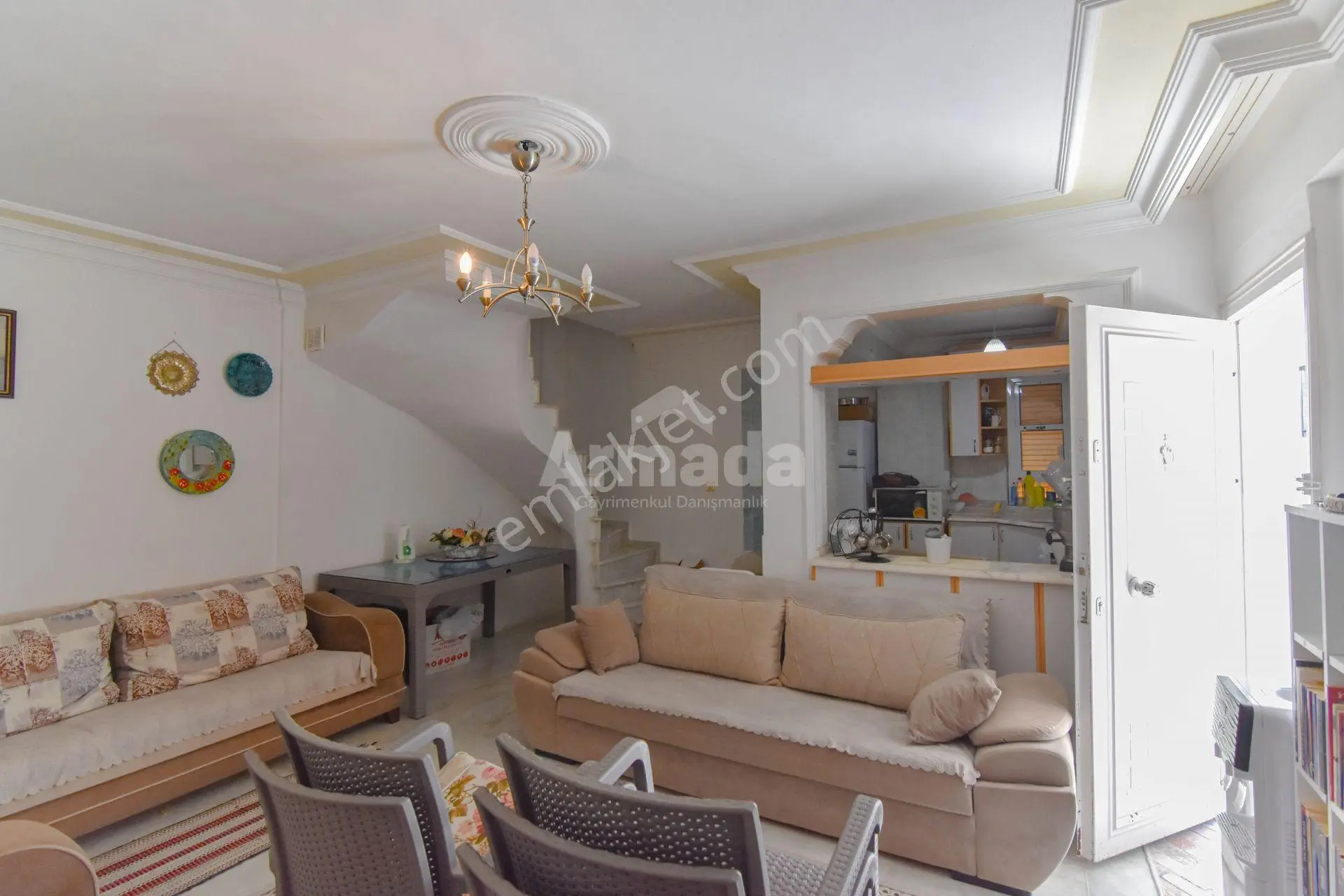 Karaova'da Havuzlu, Güvenlikli Sitede Deniz Manzaralı 5+1 Villa — fotoğraf 4