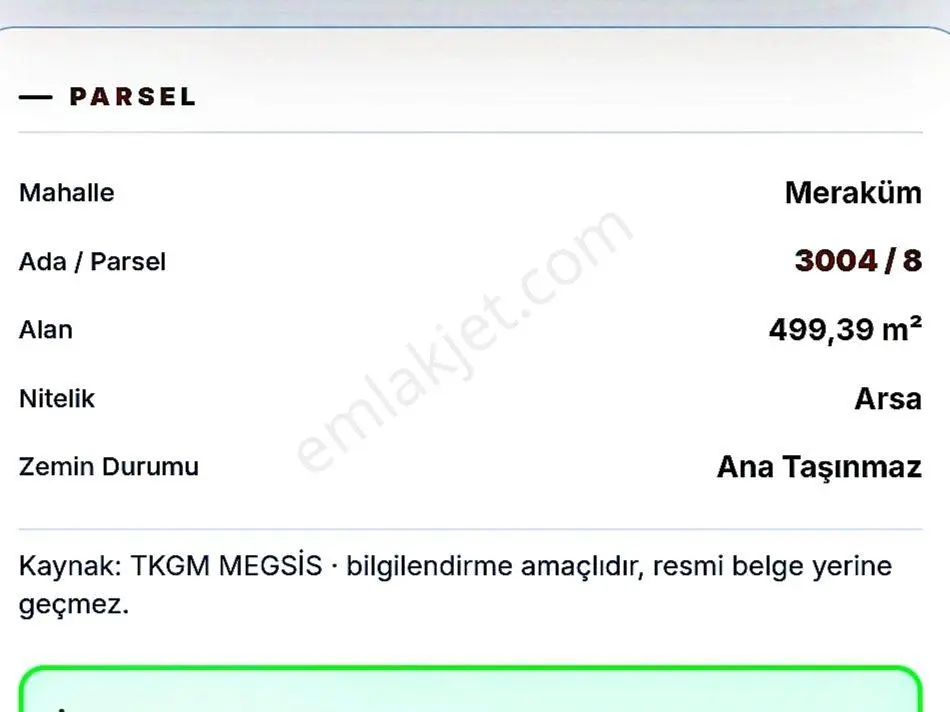 Karahan Emlak'tan Satılık Meraküm Mahallesinde 499 M² Arsa — fotoğraf 12