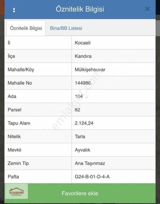Kandıra Mülkişehsuvar 2.124 M2 Yatırım Fırsatı Tarla — fotoğraf 4