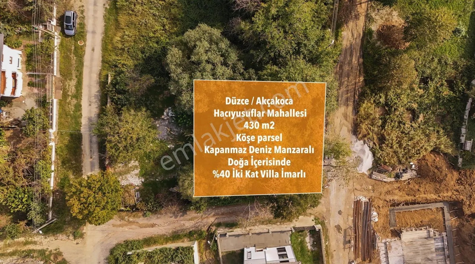 Akçakoca Kale Yanında Muhteşem Deniz Manzaralı Köşe Arsa — fotoğraf 4