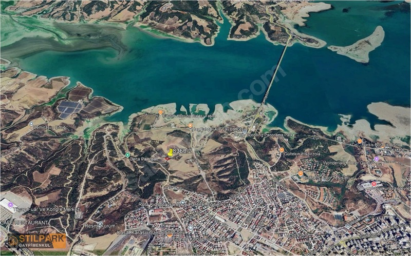 Kurttepede Göl Manzaralı 629m2 Tek Tapulu Villalık Arsa — fotoğraf 4