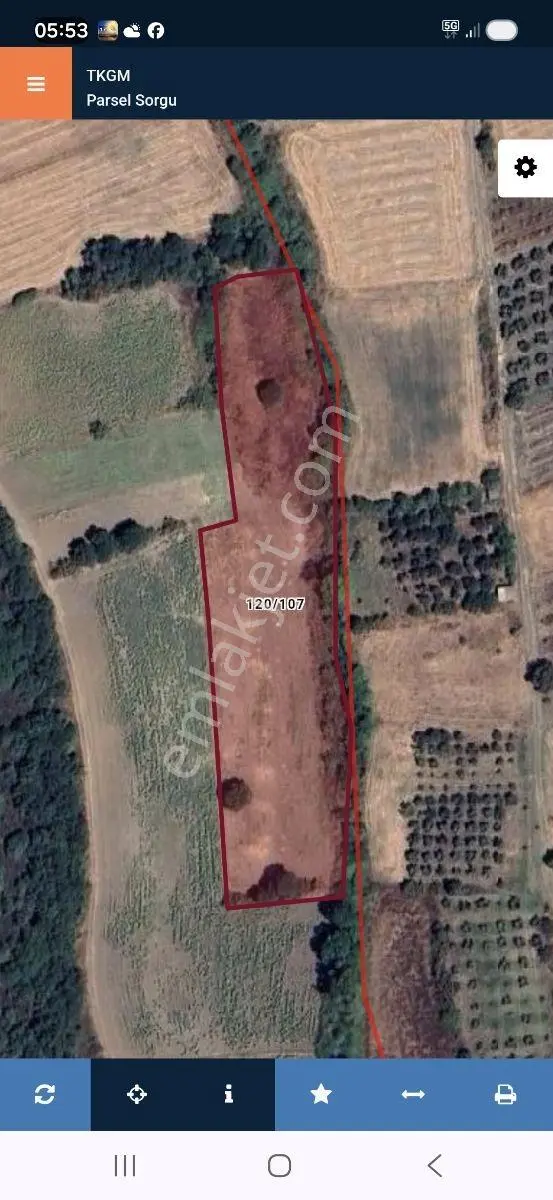 Çanakkale Biga Sinekçi Köyü Müstakil Tapulu Satılık Tarla