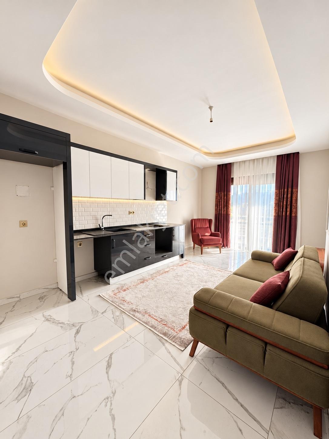 Alanya Oba Karakocalı Satılık Eşyalı 2+1 Havuzlu Saunalı Daire — fotoğraf 2