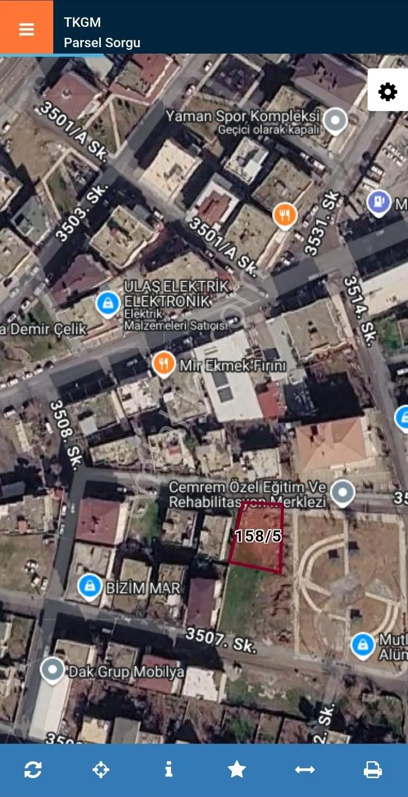 Çınar Emlak Cudi Mah. 3 Kat Konut İmarlı Müstakil Arsa Satıyor — fotoğraf 9