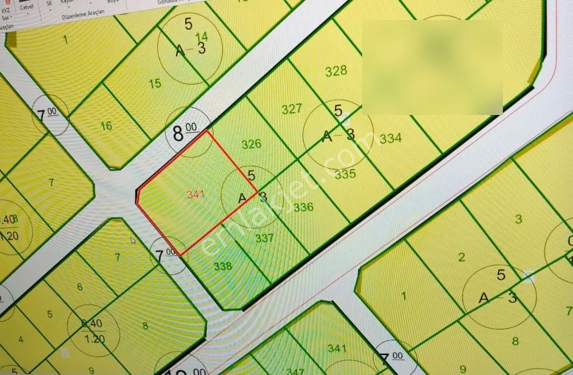 Çorum Çoraklık'Ta 679.28M²Konut İmarlı Satılık Arsa!
