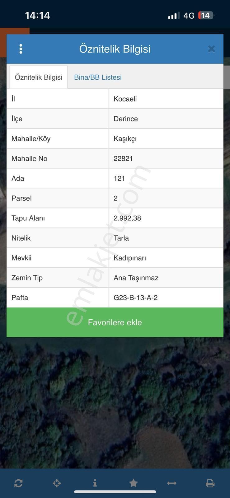 Derince Kaşıkçı'da 2.992 M² Elektrik Su Hazır Fırsat Arazi — fotoğraf 3