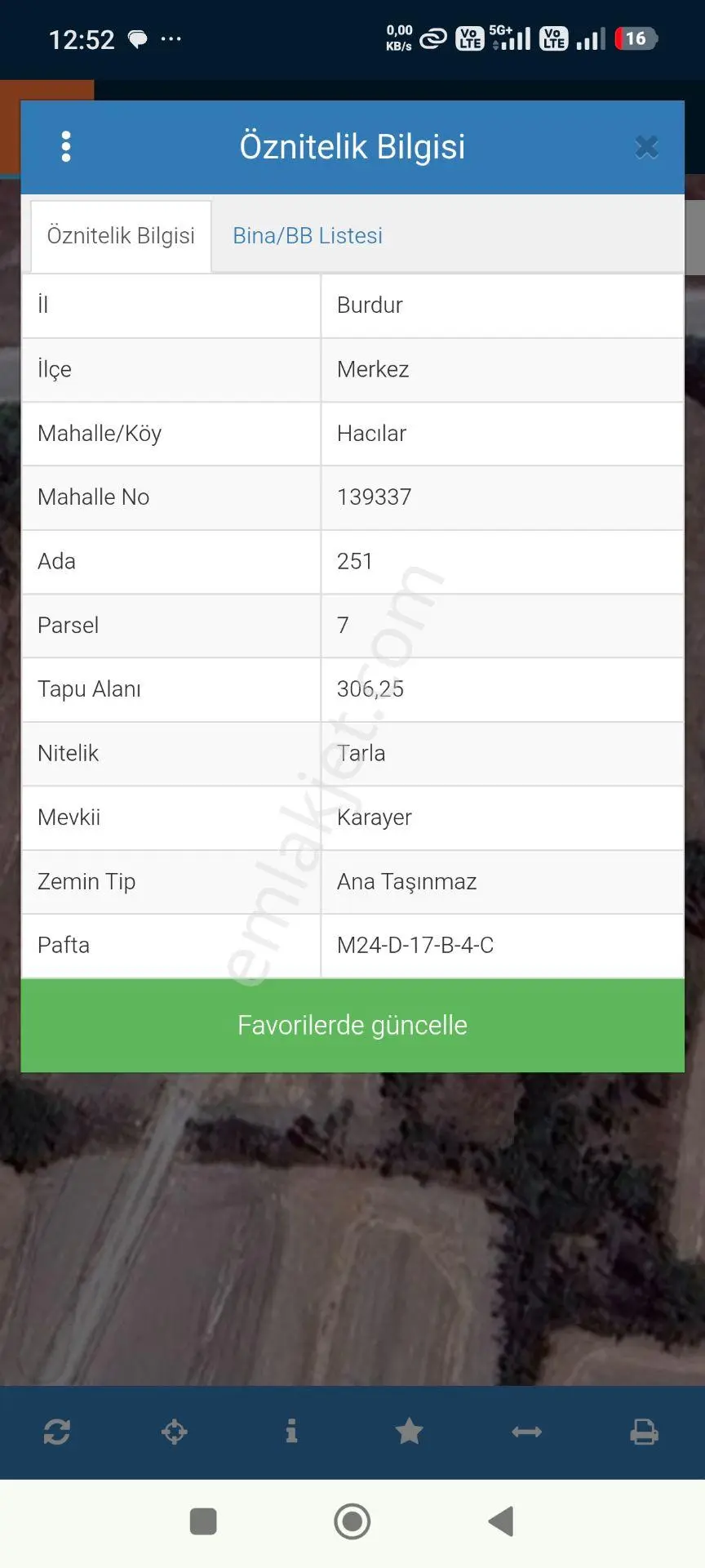 Burdur Hacılar Karayer’de Yola Cepheli 306,25 M² Sulak Tarla — fotoğraf 3