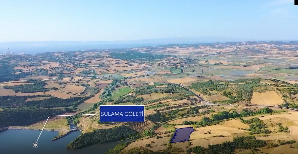 Çanakkale Biga Bekirli Köyü Gölet Manzaralı Yatırımlık Tarla — fotoğraf 8