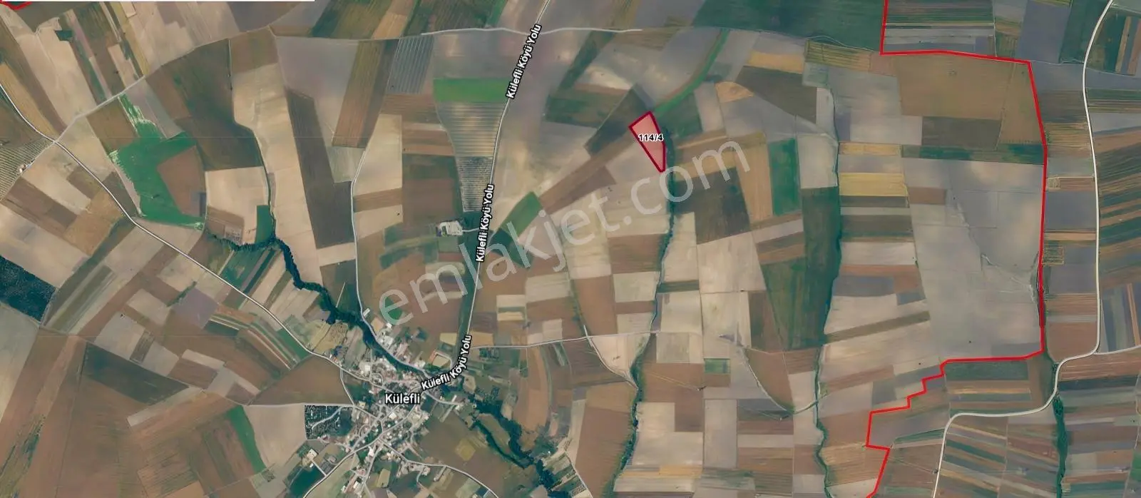 Külefli'de 21.460 M2 Yola Ve Köye Yakın Satılık Tarla — fotoğraf 7