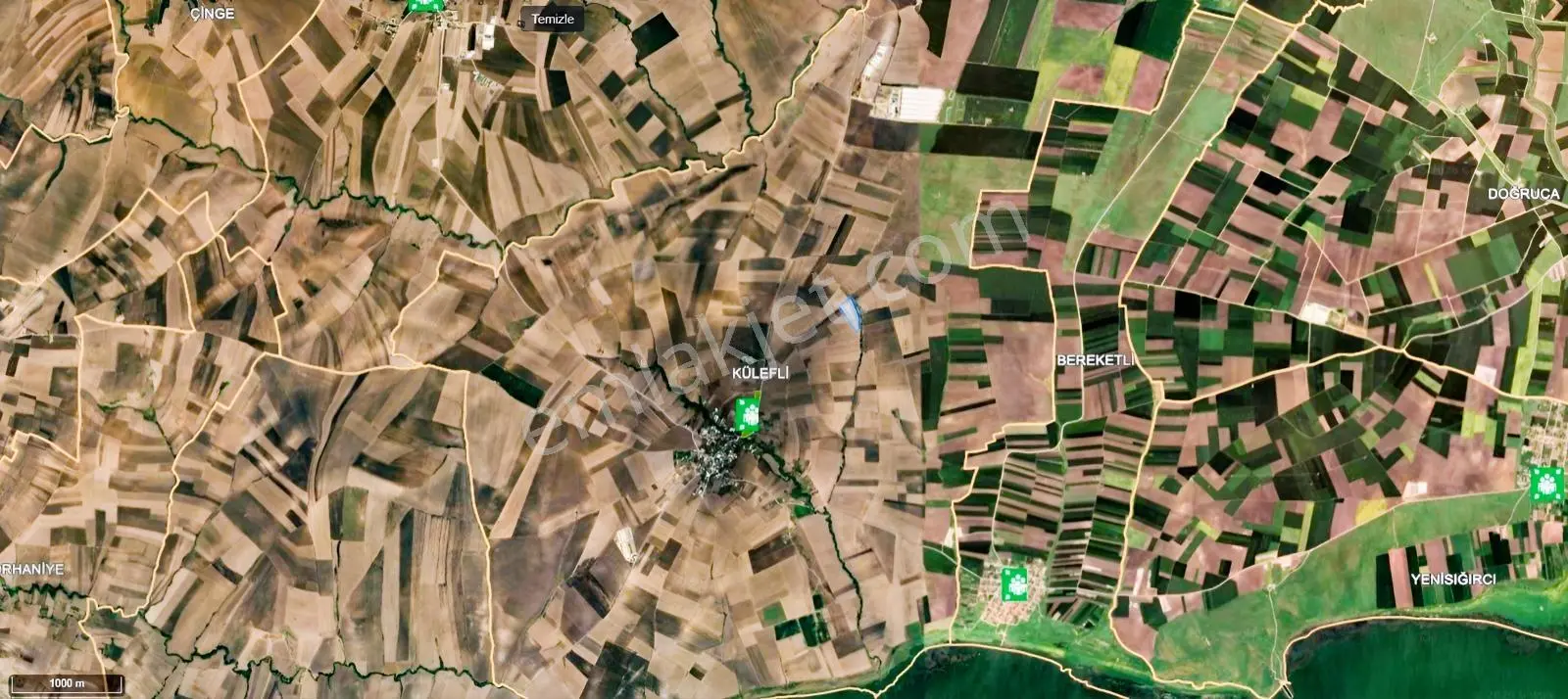 Külefli'de 21.460 M2 Yola Ve Köye Yakın Satılık Tarla — fotoğraf 12